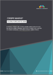 CRISPR Market by Offering [Product (Kits, Enzymes, Libraries), Service (gRNA Synthesis, Cell Line Development, Screening, Validation)] Application (Drug Discovery, Development, Agriculture) Competitive Landscape, Company Profiles-Global Forecast to 2030